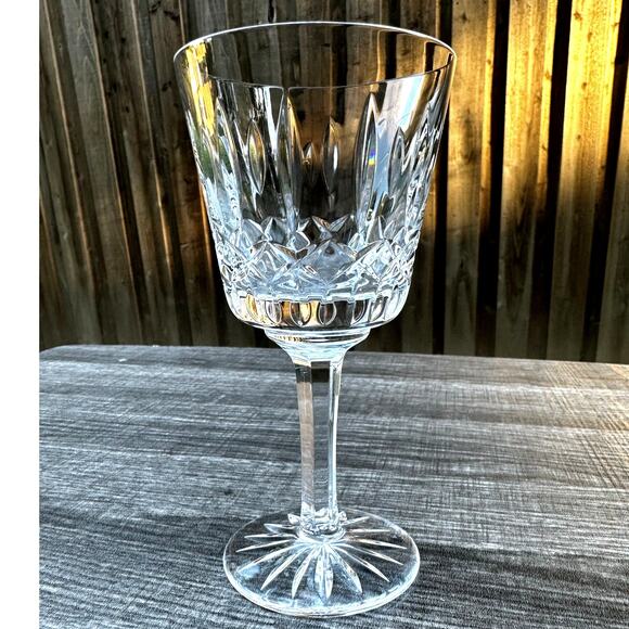 Atlantis Crystal 1980–2005 Retired 'Fatima' Wine Glass Stemmed Cut Glass - Picture 3 of 6